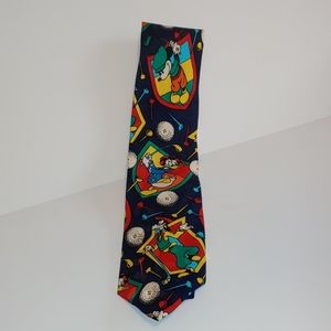 Vintage Mickey Mouse ⛳ Golf Tie